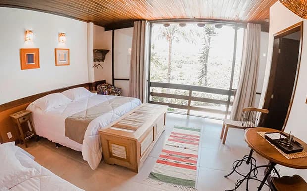 Suítes confortáveis